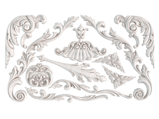 Dainty Flourishes IOD Mould