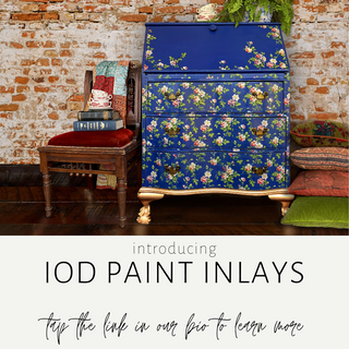 Rose Chintz IOD Paint Inlay Pad