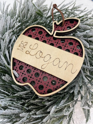 Teacher Apple Ornament