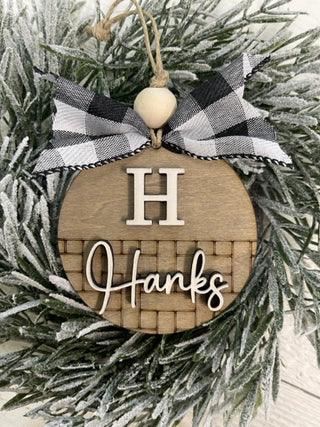 Initial/Name Ornament
