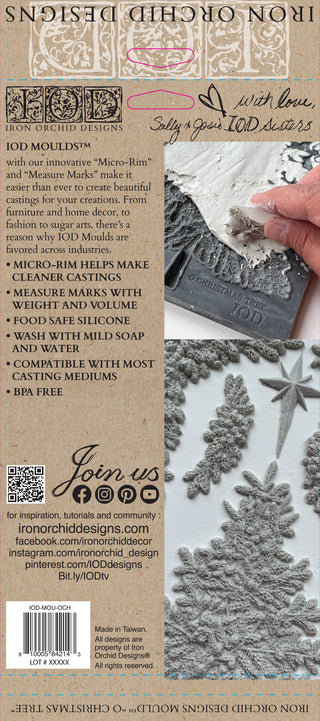 O Christmas Tree 6x10 IOD Decor Moulds™