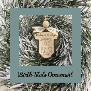 Birth Stats Ornament