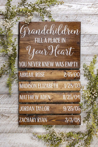 Grandchildren Fill a Place in Your Heart You Never Know was Empty