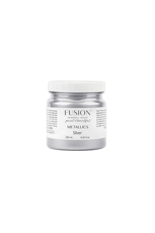 Silver Metallic Fusion Mineral Paint