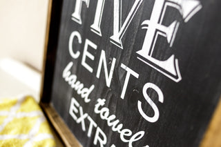 Wood Sign | Fresh Soap and Water