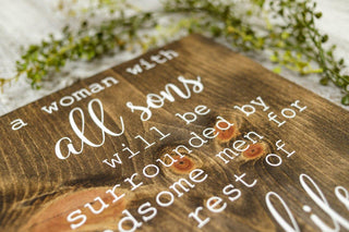 Wood Sign | Mother You Are The World