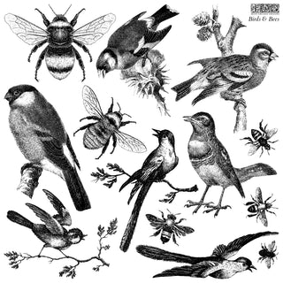 Birds & Bees IOD Decor Stamp™