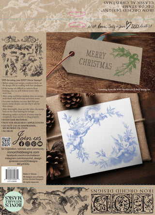 NEW - Classical Christmas IOD Decor Stamp™