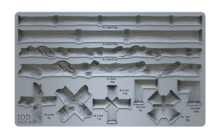 Faux Bois 6x10 IOD Decor Moulds™