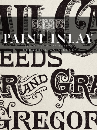 Gregory's Catalogue IOD Paint Inlay 12x16 Pad™