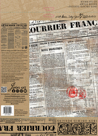 Le Courrier 12x12 IOD Stamp™
