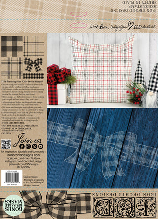 Pretty in Plaid IOD Decor Stamp™