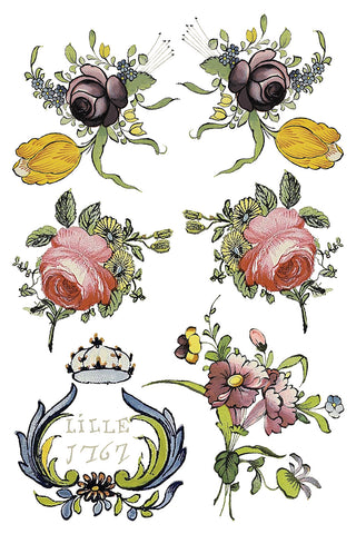 Fairytale Florals IOD Transfer 8x12 Pad™