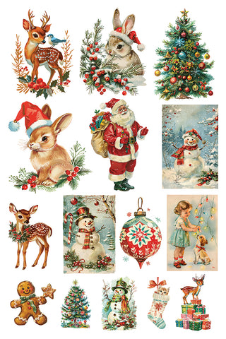 NEW - Kitschy Christmas IOD Transfer 8x12 Pad™