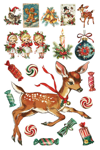 NEW - Kitschy Christmas IOD Transfer 8x12 Pad™