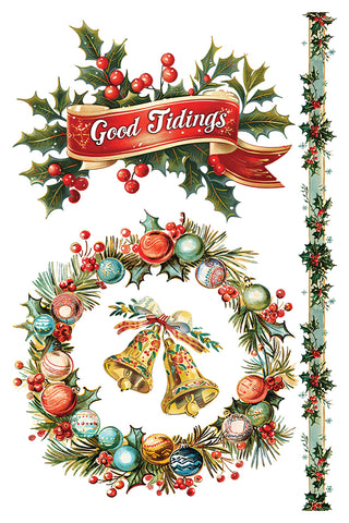 NEW - Kitschy Christmas IOD Transfer 8x12 Pad™