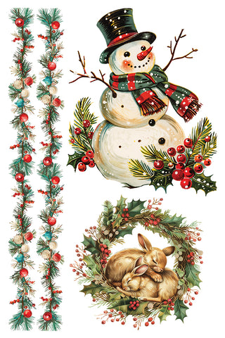 NEW - Kitschy Christmas IOD Transfer 8x12 Pad™