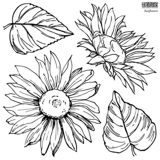 Sunflowers 12x12 IOD Stamp™