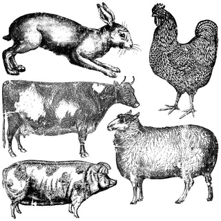 Farm Animals IOD Decor Stamp™
