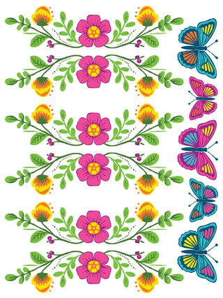 Vida Flora IOD Paint Inlay 12x16 Pad™
