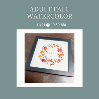 11/11 Adult Fall Watercolor