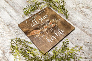 Wood Sign | Mother You Are The World